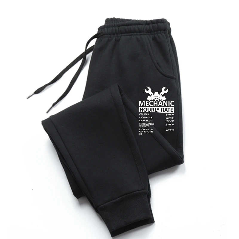 

Men's pants for mens Mechanic Hourly Rate Unique Pure Cotton men's pants Car Fix Engineer Men's pants pants for mens Gift
