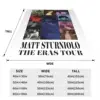 Sturniolo Triplets Flannel Blanket Matt Eras Tour Poster Warm Soft Bedding Throws for Outdoor Office Bedspread Sofa Bed Cover 6