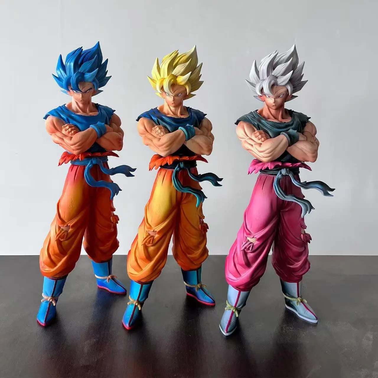 YJ Statue Dragon Ball Z Ssj1 Goku Figure Ssj1 Son Goku Super Saiyan PVC Action Figures Collection Model Toys Gifts