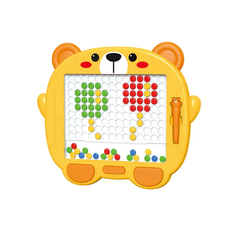 

Kids Magnetic steel ball drawing writing board big chess children creative toys Baby early education drawing and creation