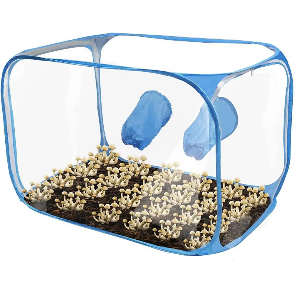 

Mushroom Grow Bags Portable Mushroom Cultivation Tent Grow Kit for Microbiology Enthusiasts Transparent Propagation Stations