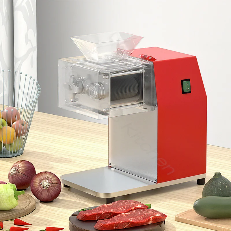 Commercial Meat Cutter Machine Electric Multi-function Meat Slicer Shredded Diced Mince Kitchen Tools