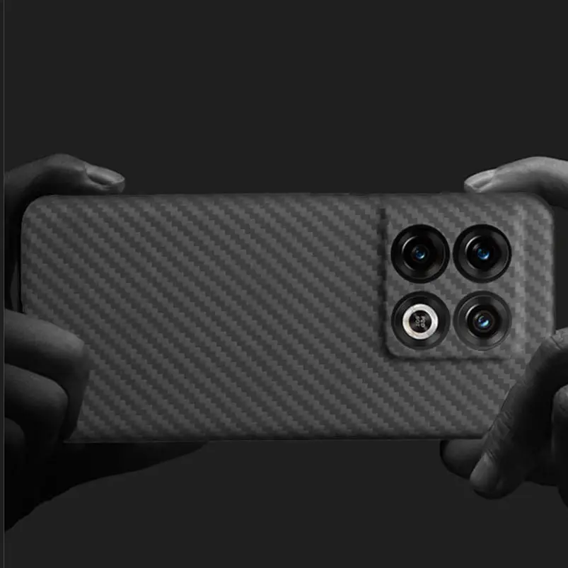 New! Real Aramid Fiber For OnePlus 10Pro Anti-fall Carbon Fiber Ultra Thin Business OnePlus 10Pro Phone Hard CASE Cover
