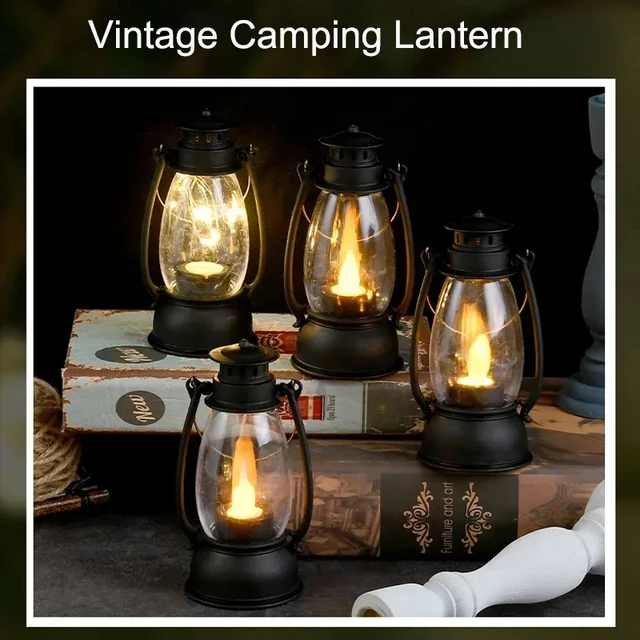 Outdoor Camping Vintage Retro LED Lighting Tent Lights Battery Operated  Hanging Rope Pull Cord Lights - China String Lights, Decorative Lights