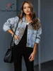 2024 Spring New Womens Jackets Fashion Vintage Loose Embroidery Beading Exquisite Short Denim Top Elegant Floral Coats Female 5
