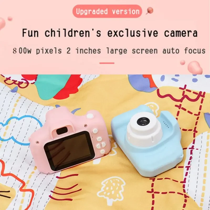 Mini Digital Camera X2 Children Can Take Pictures HD Video Small Photography Children Birthday Gift