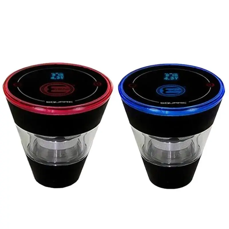Square Hookah Bowl Set Rechargeable Electric E-Head for Tobacco Shisha Water Pipe 420 Smoking Accessories