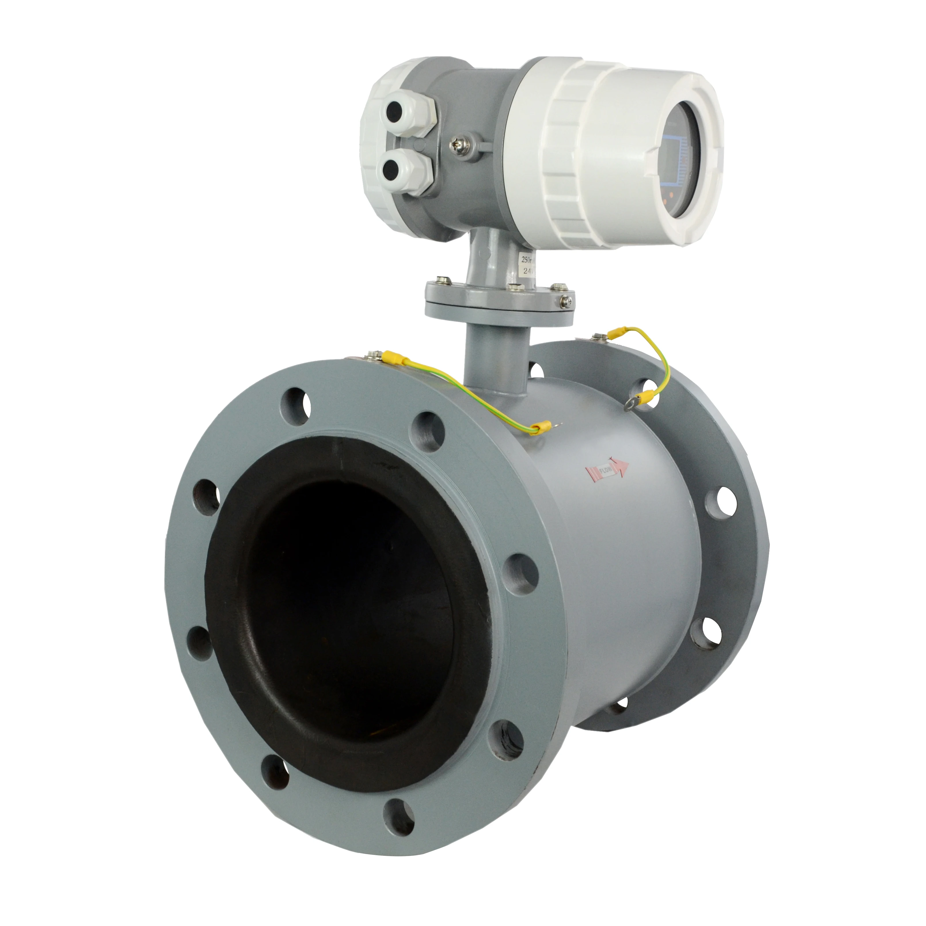 

DN50 Agriculture sanitary 4-20ma output digital industrial liquid sewage magnetic water electromagnetic flow meter