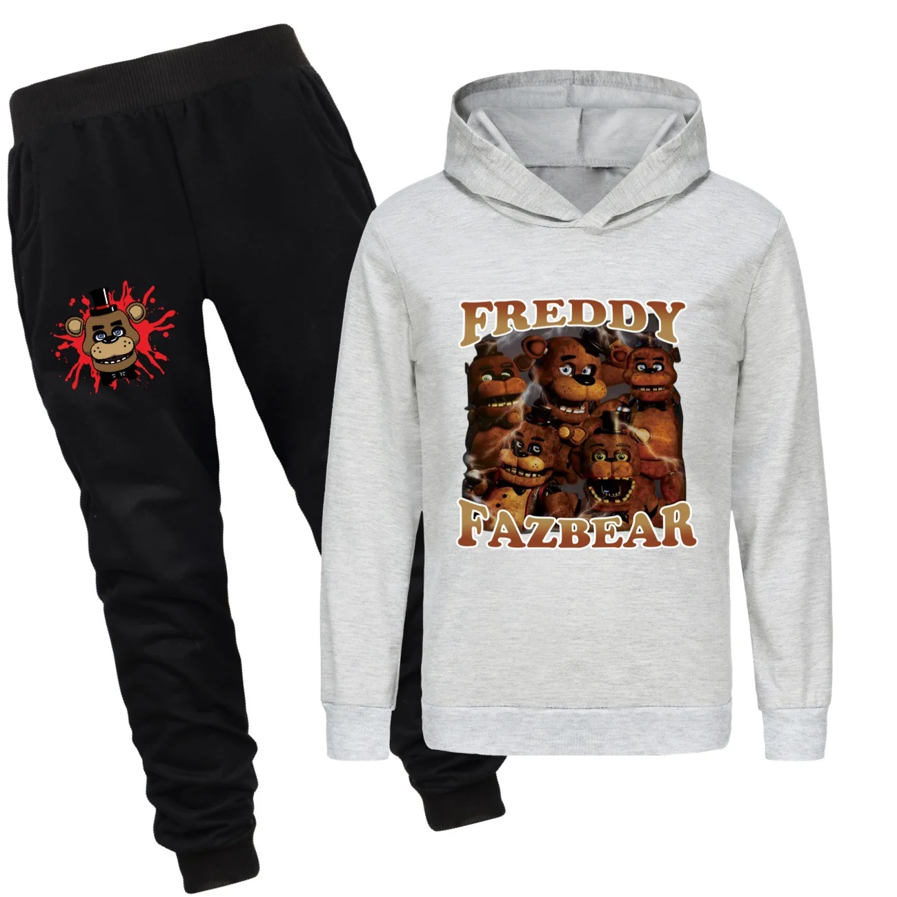 5 Night At Freddy Fazbear's Pizza Hoodies Kids Coat Sweatshirts Pullover Outerwear Hoodie Girls Streetwear Hoody Boy Clothes2800