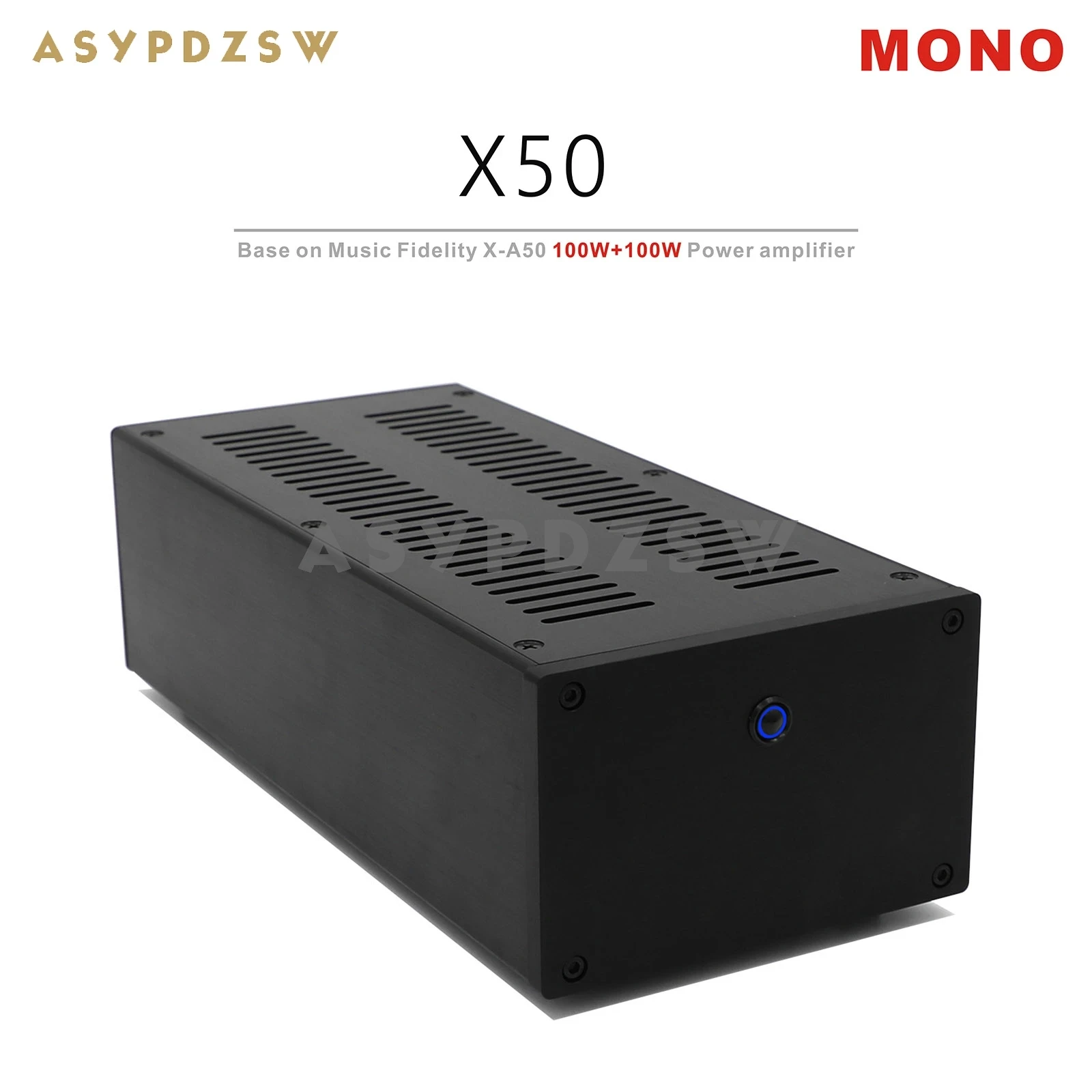 X50 Mono Power Amplifier Base Su Musical Fidelity X-A50 Amplificatore 100W 4 Ohm / 50W 8 Ohm