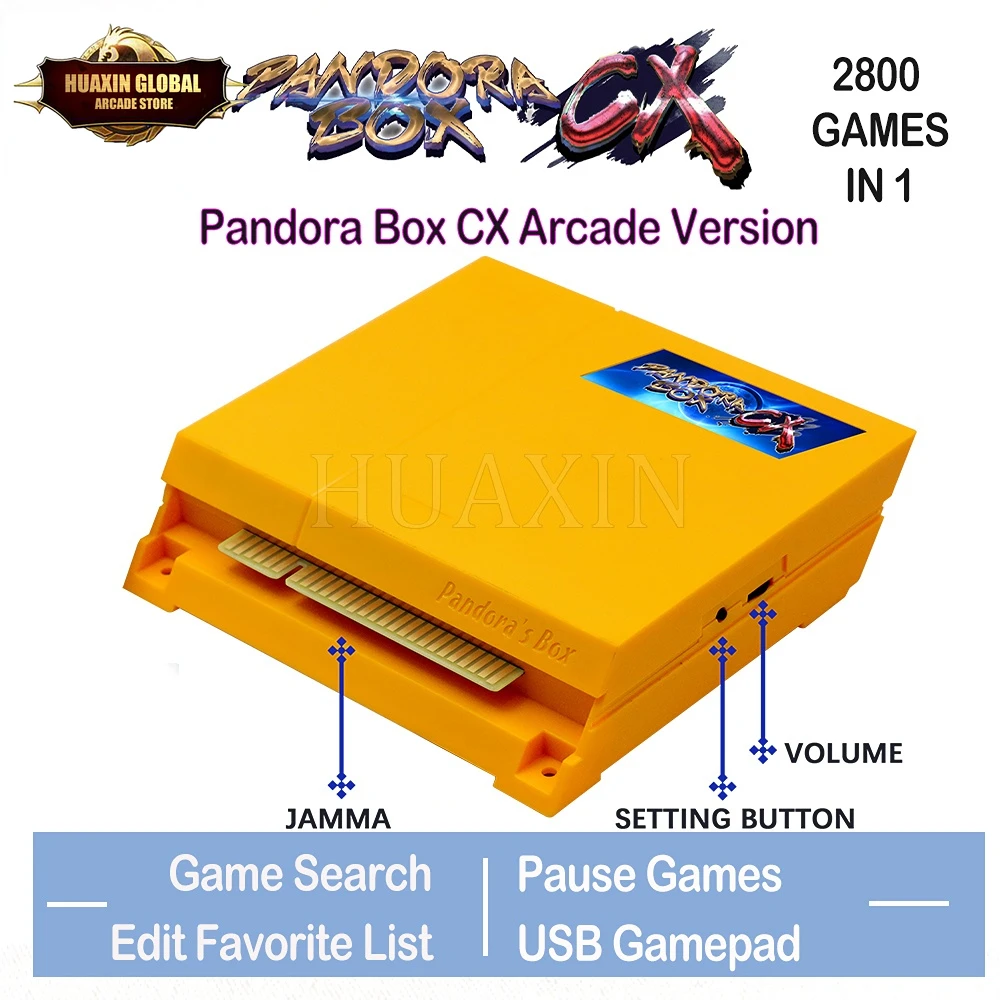Pandora Box Cx Original 2800 Games In 1 Pcb Game Board Arcade Jamma Version Pandora Box Arcade CX Pandora Box Arcade JAMMA