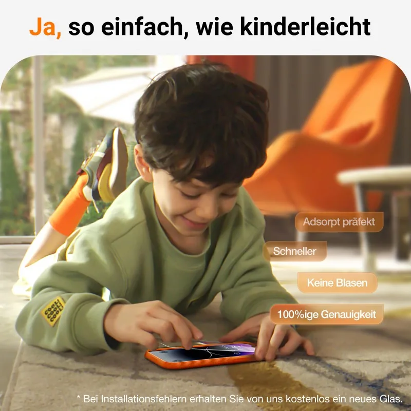 TORRAS Tempered Glass for iPhone 15 14 13 Pro Max Plus Screen Protector Dust Proof 9H+ Protective Film With assisted laminator