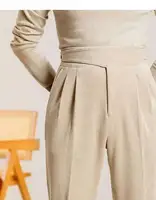 Quality Corduroy Mens Formal Pants High Waist Pants Casual Straight Pants Office Trousers Dress Pants Social Pantalones Hombre