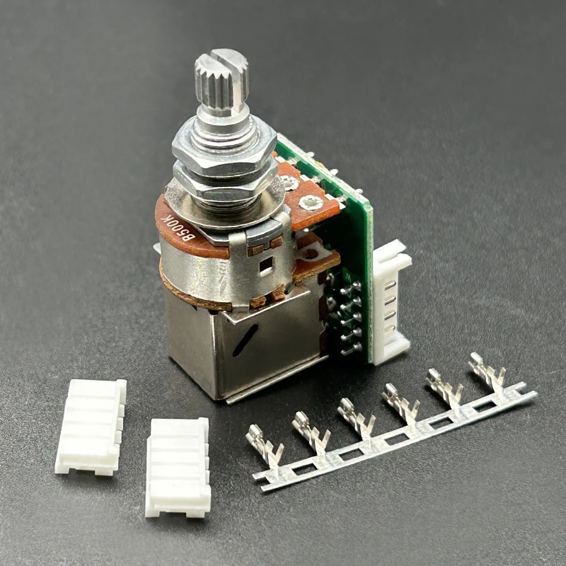 10Pcs Guitar Push Pull Potentiometer B500K Pre-wired with PCB Coil Split Function Prewired Pots for LP SG DOT