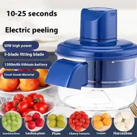 Automatic Peeler Machine Electric Garlic Peeler Cherry Tomato Skin Remover Tool for Fruits Efficient Peeling Kitchen Gadget 2