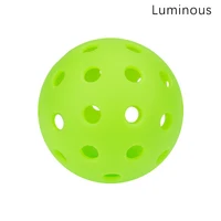 Luminous Pickleball 74MM Durable Night Light Green Ball 40 Holes Outdoor Competition Pickleball Balls Glowing In The Dark 4