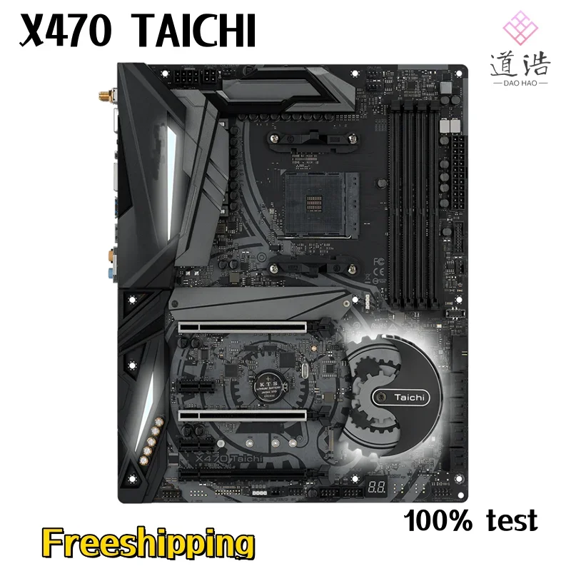 For Asrock X470 TAICHI Motherboard 64GB HDMI PCI-E3.0 M.2 Socket AM4 DDR4 ATX X470 Mainboard 2 S7a1715e68c1f4adb9a9f348d69bac7d04