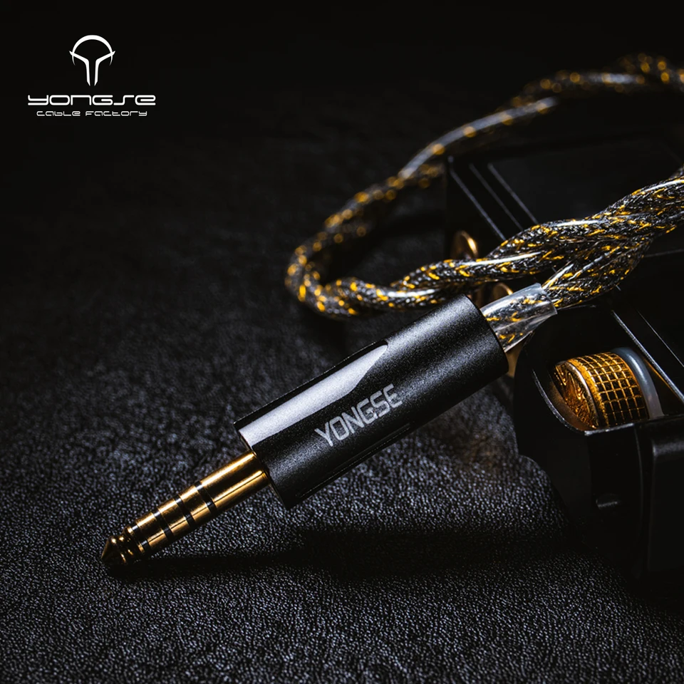Yongse SpectraX 高品質リッツ純銀 + OCC 混合編組同軸イヤホン
