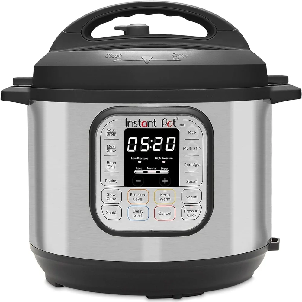 

Instant Pot Duo 7-in-1 Electric Pressure Cooker, Slow Cooker, Rice Cooker, Steamer, Sauté, Yogurt Maker,Stainless Steel, 8 Quart