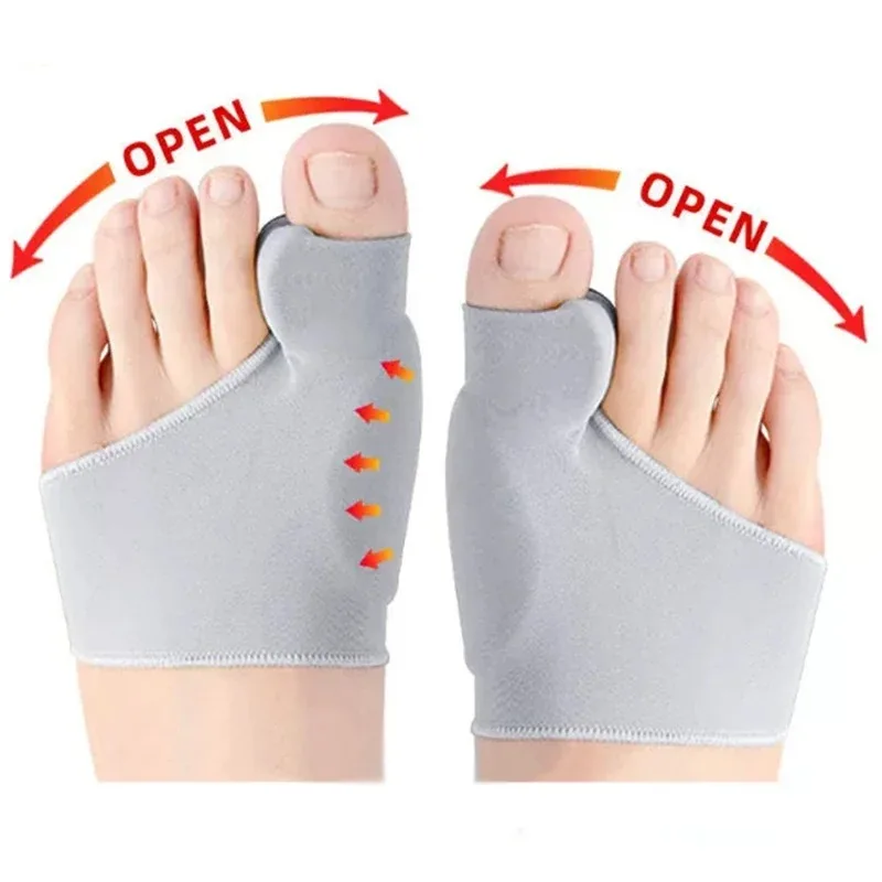 Toe Separator Hallux Valgus Bunion Corrector Orthotics Feet Bone Thumb Adjuster Correction Pedicure Sock Straightener