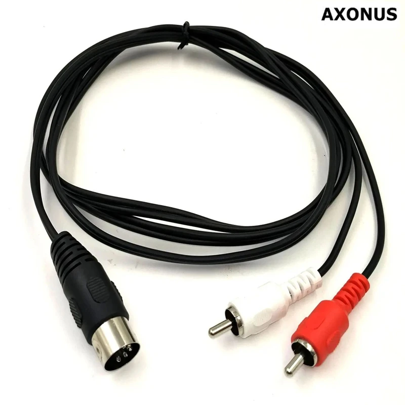 Spine Din 5Pin Maschio A 2Rca Maschio Cavo Convertitore Audio Per Sistemi Stereo Elettroforetici Bang & Olufsen, Naim, Quad 0.5M 1.5M