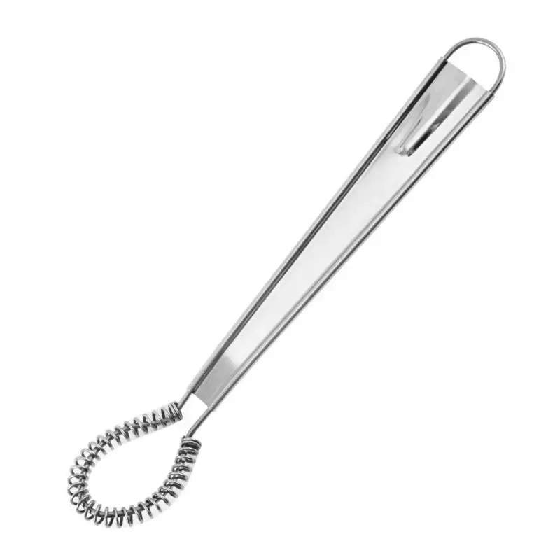 1PC 20cm Stainless Steel Magical Hand Held Spring Whisk Mini Kitchen Eggs Sauces Mixer