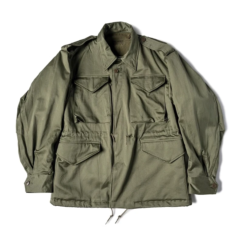 Veste de terrain Bronson M-51 vintage - Reproduction militaire - Manteau armée M-43 M-65 pour homme