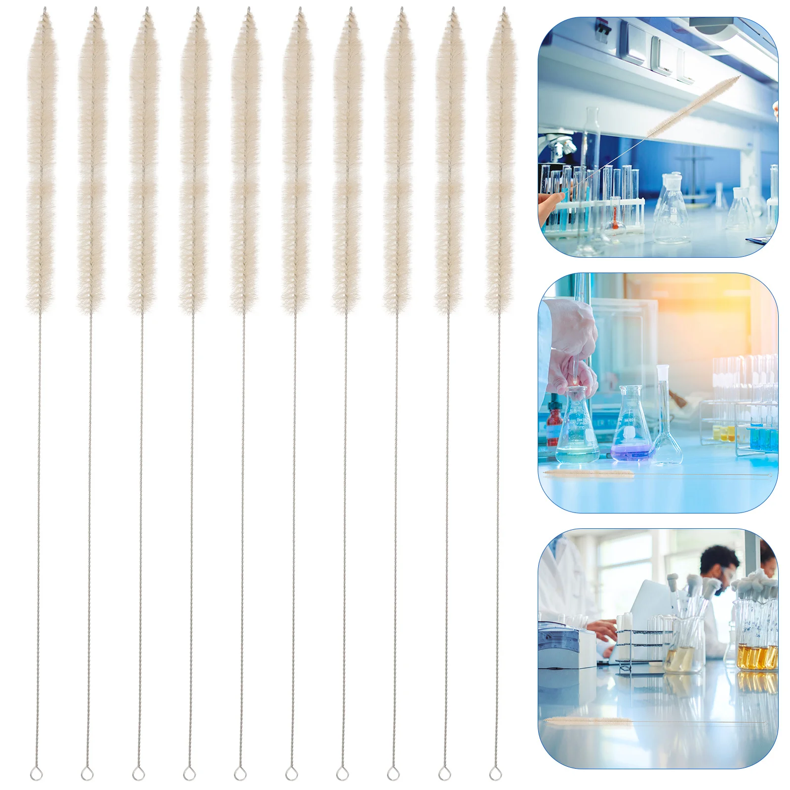 

Graduated Straw Brush Cleaning for Pipette Laboratory Scale Soft Bristles Cleaner Shot