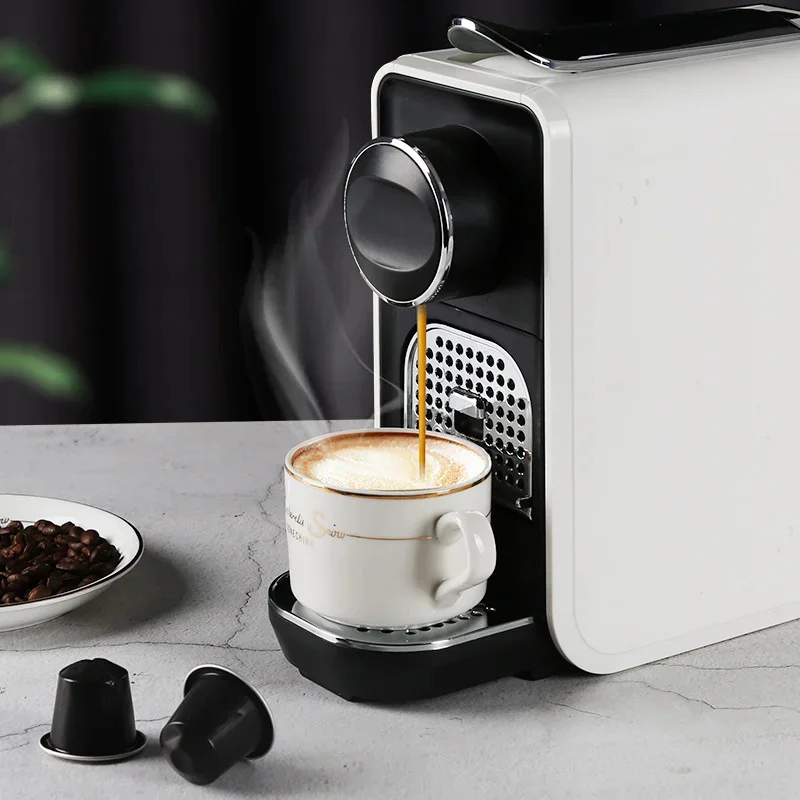 220V 19Bar 750ml Italian Capsule Coffee Machine Household Semi-automatic Integrated Coffee Machine High-pressure Concentration