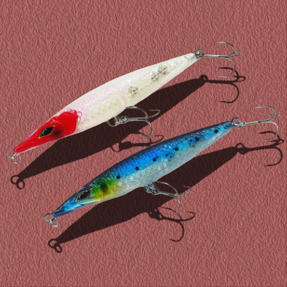 90/110/130 mm Septum schwimmender Bleistiftköder Topwater Stickbait Long Casting Wobbler Kunstköder für Pesca Seabream Rockfish