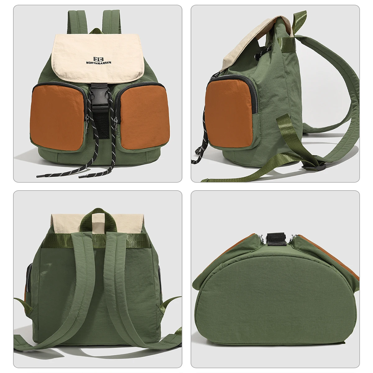 Drawstring Backpack School Bag for Boys, Commuting Outdoor Tablet Bag, Waterproof Travel Bag for Women, Practical for Camping and Hiking Sports