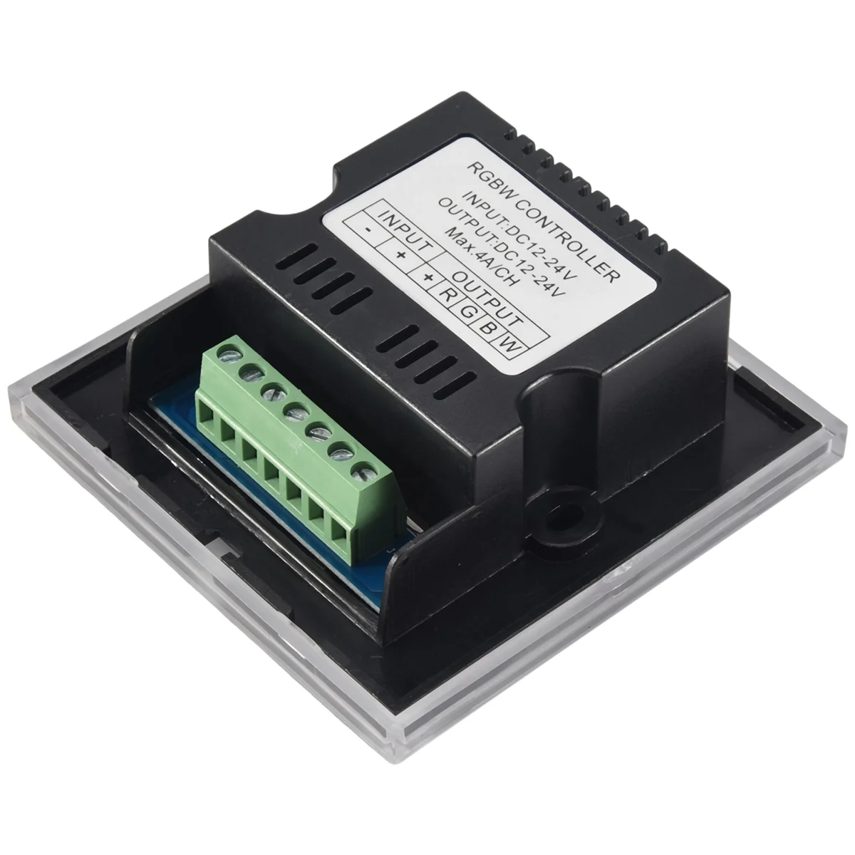 

DC12V-24V RGB / RGBW Wall Mounted Touch Panel Controller Glass Panel Dimmer Switch Controller for LED Strips Lamp Black