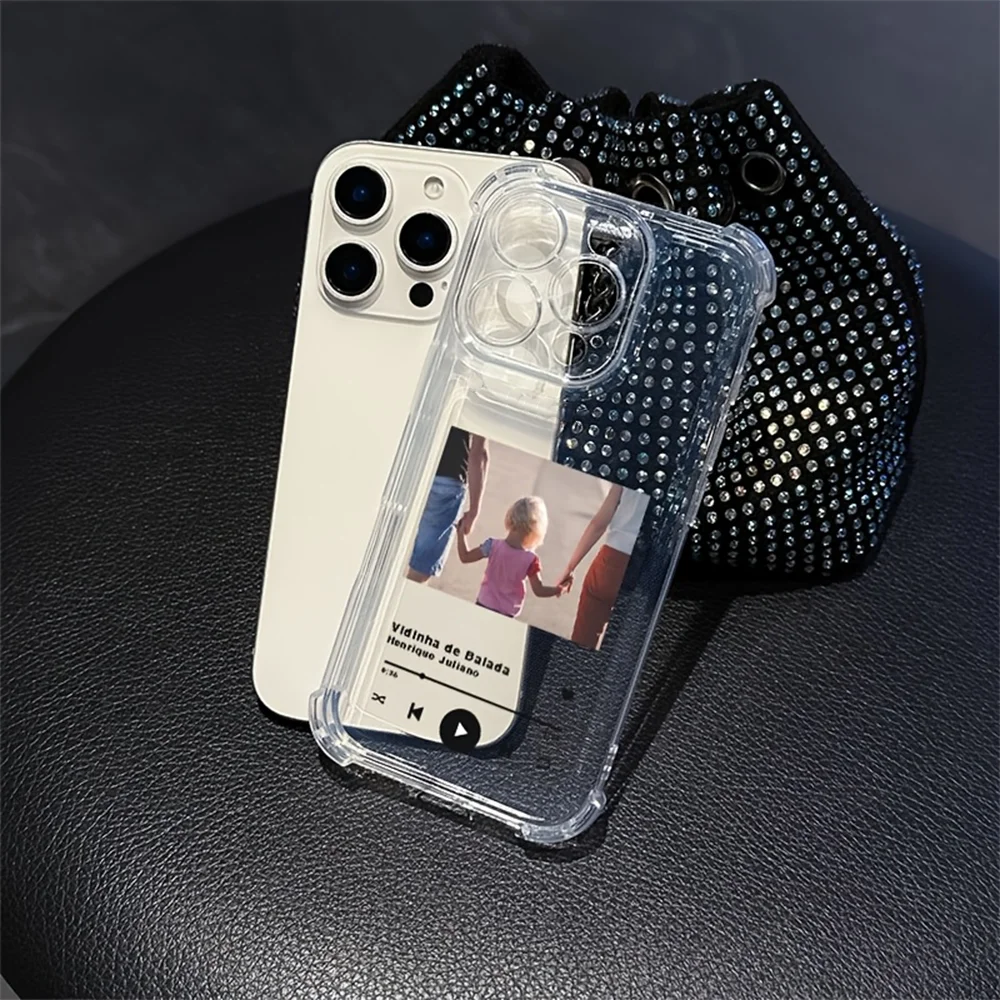Personalized Clear Photo Phone Case Cover
