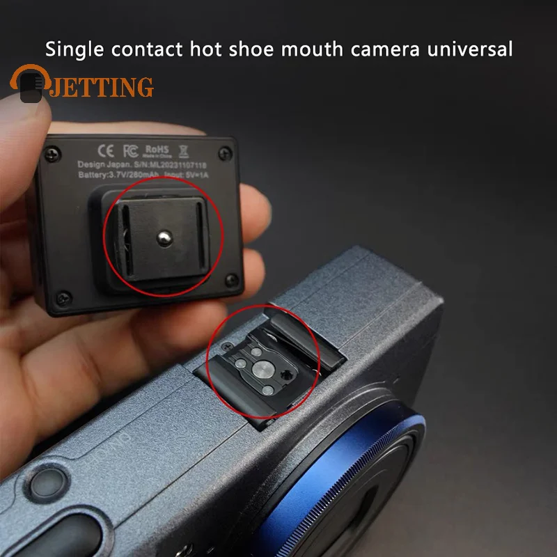 Mini Hot Shoe Rechargeable Miniature Camera Macro Xenon Flash Mirrorless Digital Camera A7C DLUX5 GRIII GR2 GR3 GR3x ZV1 On Camera Flash Camera Flash