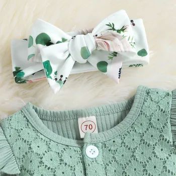 2023 New Baby Girl Clothes Set 6 12 18 24 Months Infant Girls Clothes Bow Pink Long Sleeve Romper+Pants Fashion Baby Outfits Set 4