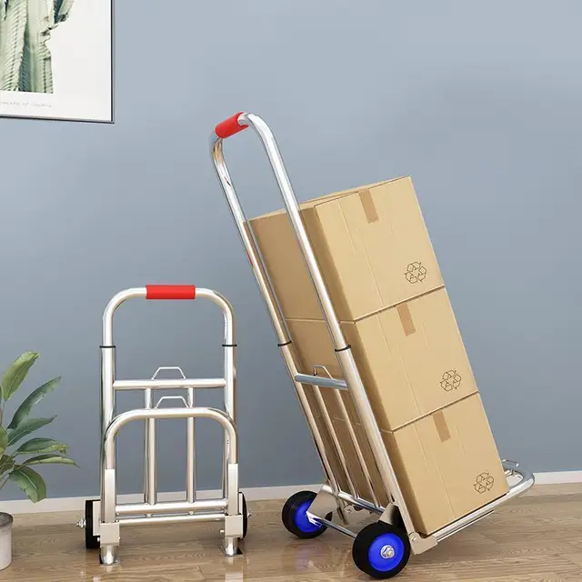 Frissített Fejlett Bevásárlókocsik, Élelmiszerbolt, Nagy Teherbírású Kis Háztartás Összecsukható Hordozható Poggyász - Image 3