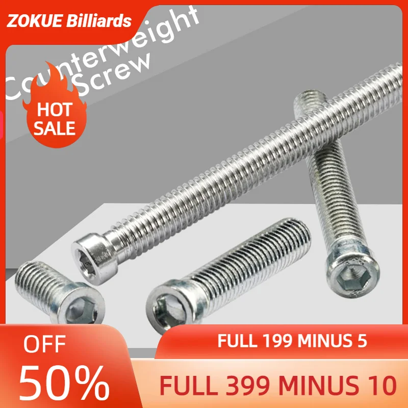 Billiard Weight Bolt Counterweight Screw Professional Adjust Weight 7 Styles For O'MIN PERI MEZZ JF KONLLEN Billiards Accessory konllen pool cue mezz cue carbon fiber single shaft 3 8 9 wavy pin 12 5 12 9mm hell fire tip professional cue stick shaft