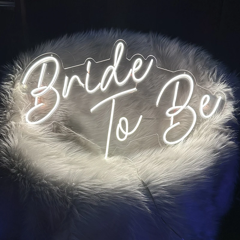 

Bride To Be Neon Sign Custom Engagement Party LED Neon Signs Night Light Home Wall Wedding Gifts Bride Party Decor for Wedding