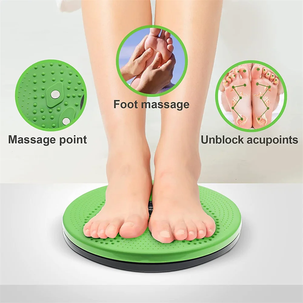 Waist Twisting Disc Balance Board Waist Twisting Disc Balance Board Fitness Equipment for Home Body Aerobic Rotating Sports Magnetic MassagePlate Exercise Wobble