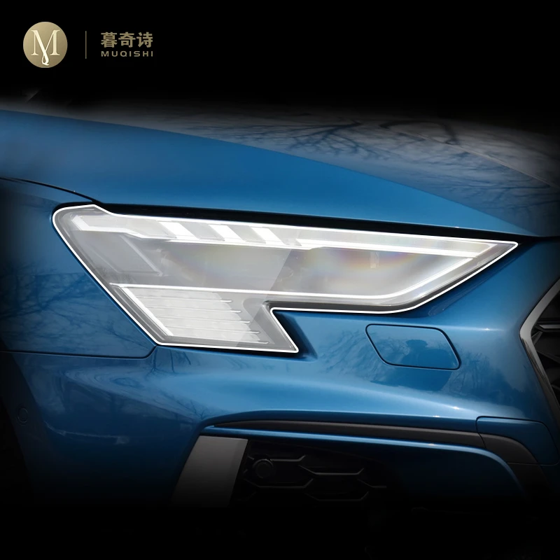 

For Audi A3 8Y 2020-2023 Car Exterior Headlight Anti-scratch TPU Protective film Anti-scratch Repair film Accessories Refit