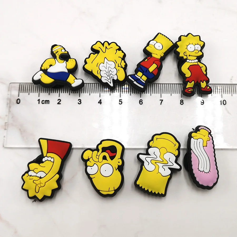 1Pcs Shoe Charms Classic Animated Characters Sandals Accessories Garden Shoe Buckle Decorations For croc jibz Kids Party Gift