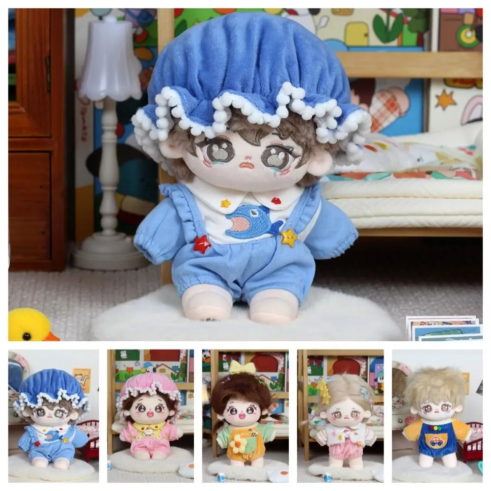 

Lovely 20CM Doll Plush Clothes Toy Car Soft Kawaii Doll Rompers Idol Plush Doll Hat Bee Cotton Doll‘s Bodysuit Doll Accessories