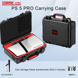 Deluxe Waterproof Hard Shell Travel Case for Gaming Console Enthusiasts (B)