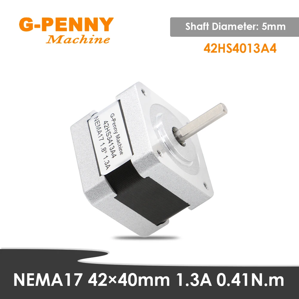 

Шаговый двигатель Nema17 42HS4013A4, 1,8 А, нм, 57OZ-IN, градусов, 4 провода, для 3D-принтера, ЧПУ, бесплатная доставка