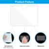 20/30Pcs Self-Adhesive Label Holder Card Pockets Sleeves Label Holder Clear Library Card Holders with Top Open for Index Cards 4