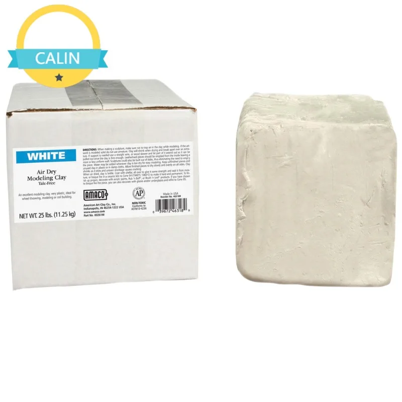 

AMACO Air Dry Modeling Clay, 25 lbs., White
