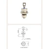 5Pairs Rectifier Diode Spiral 70HF120/70HFR120 70A 1200V High Power Rectifier Metal Stud Type Rectifier Diodes 2