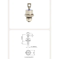 5Pairs Rectifier Diode Spiral 70HF120/70HFR120 70A 1200V High Power Rectifier Metal Stud Type Rectifier Diodes 2