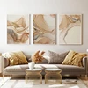 Beige Marble Poster Canvas Painting Nordic Modern Fashion Abstract Gold Luxury Home Decor Wall Art Print for Living Room Picture 1
