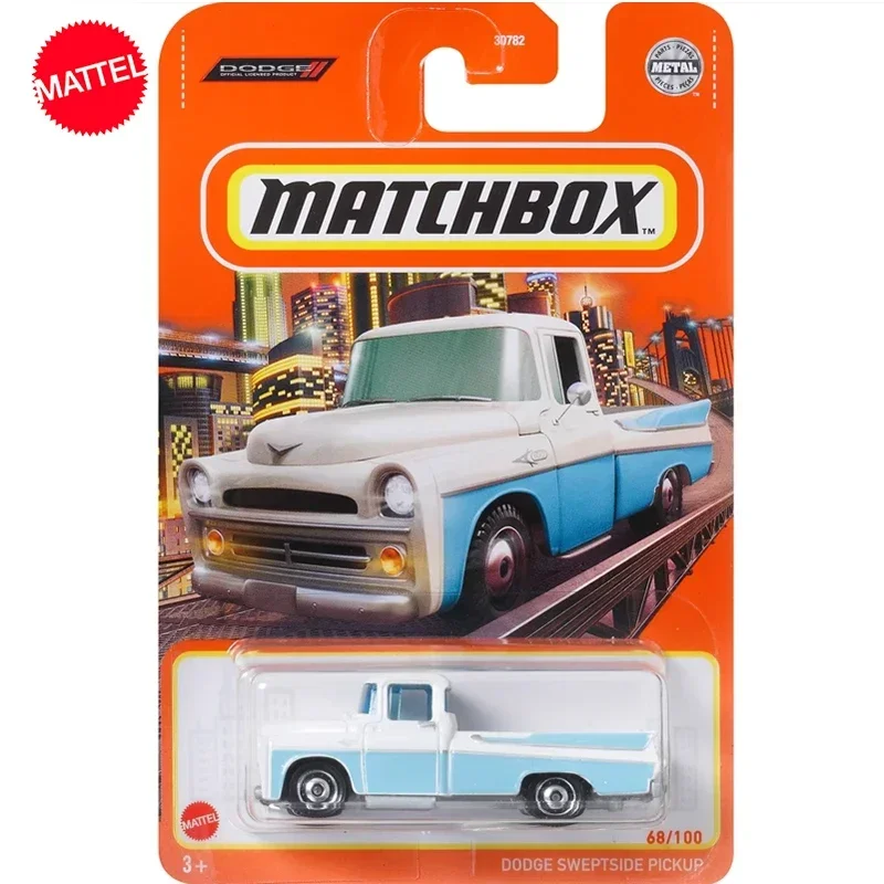 

Original Mattel Matchbox 30782 Car 1/64 Diecast 68/100 Dodge Sweptside Pickup Vehicle Model Toys for Boys Collection Kids Gif